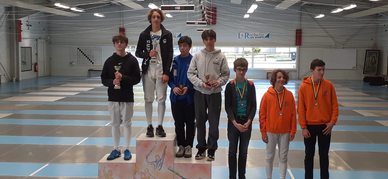 podium mousquetaire